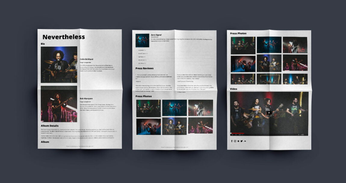 What Is An EPK? EPK Example 2
